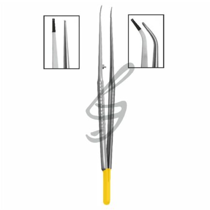 Mikro Pinzette TC 1x2 Zähne